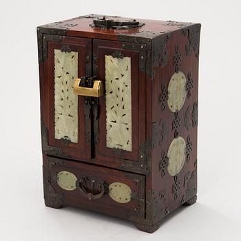 A Chinese jewellery box from the mid 20th Century.