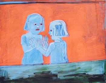 485. Lena Cronqvist, "Flicklek" (Children's Play).