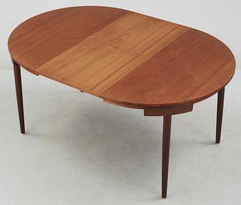 HANS OLSEN, matbord och stolar, 4 st, Frem Røjle, Danmark 1950-tal.