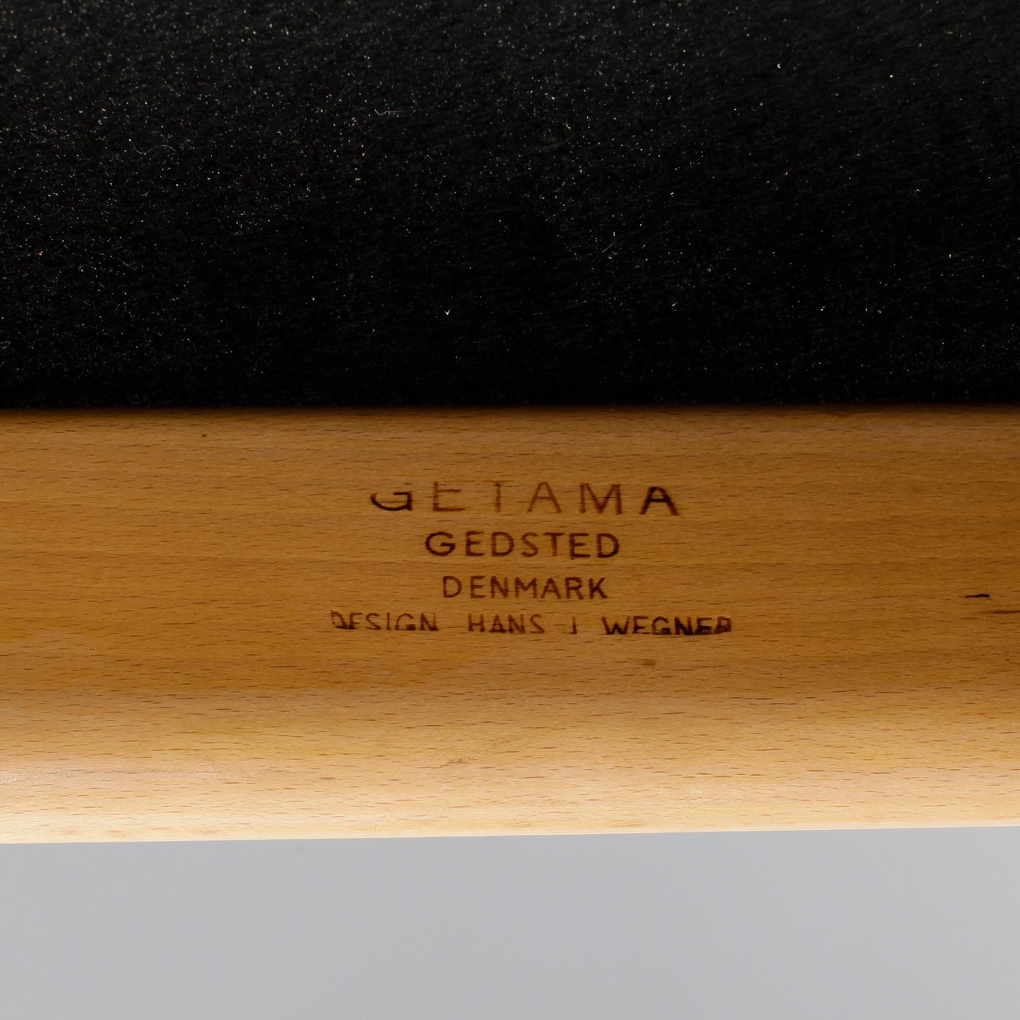 FÅTÖLJ, Hans J Wegner, GETAMA, Gedsted. 1900-tal.
