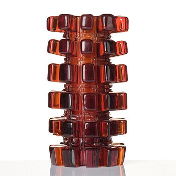 Mårten Medbo, a unique "Tappvas" glass vase, Ajeto Glassworks, Nový Bor, Czech Republic, 2009.