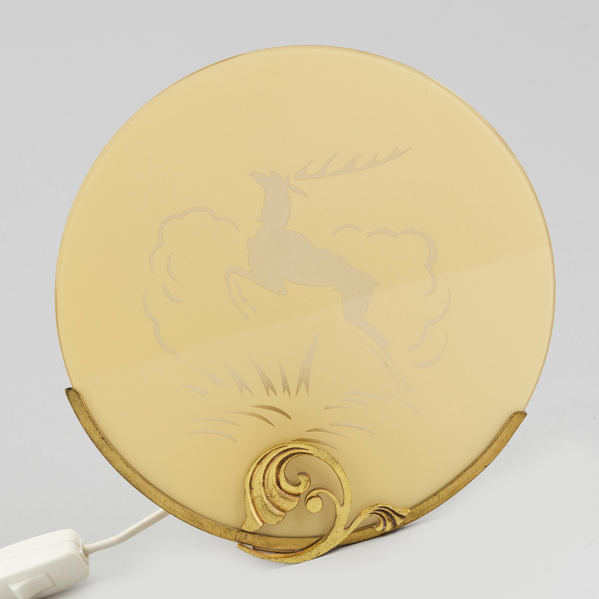 VÄGGLAMPA, Art Déco, 1920-tal.