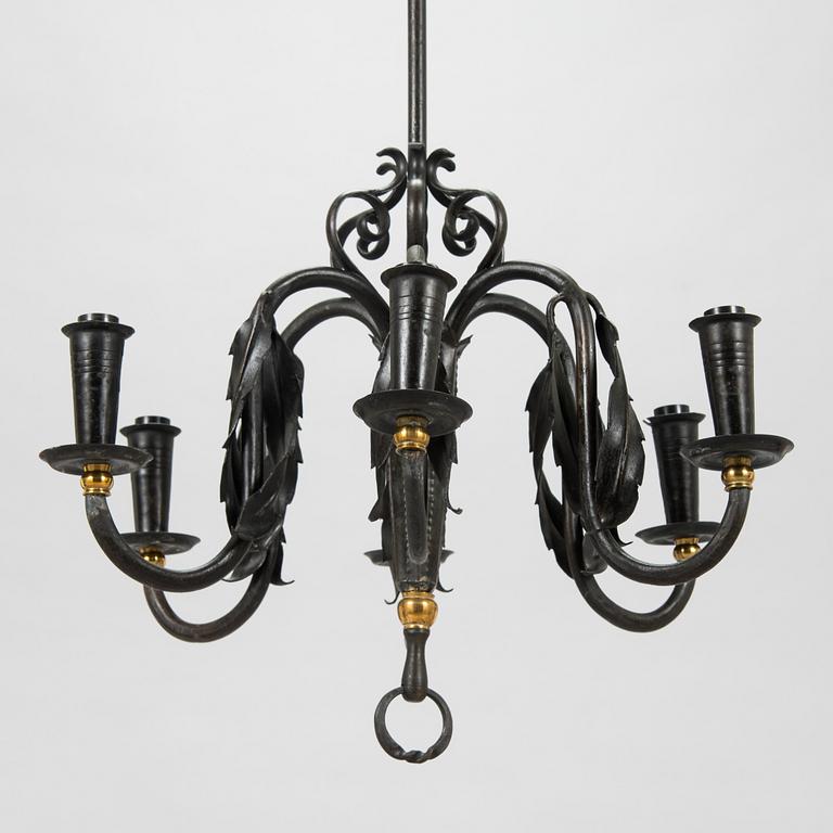 Paavo Tynell, a 1920/1930's chandelier 'R5/1706' for Taito.