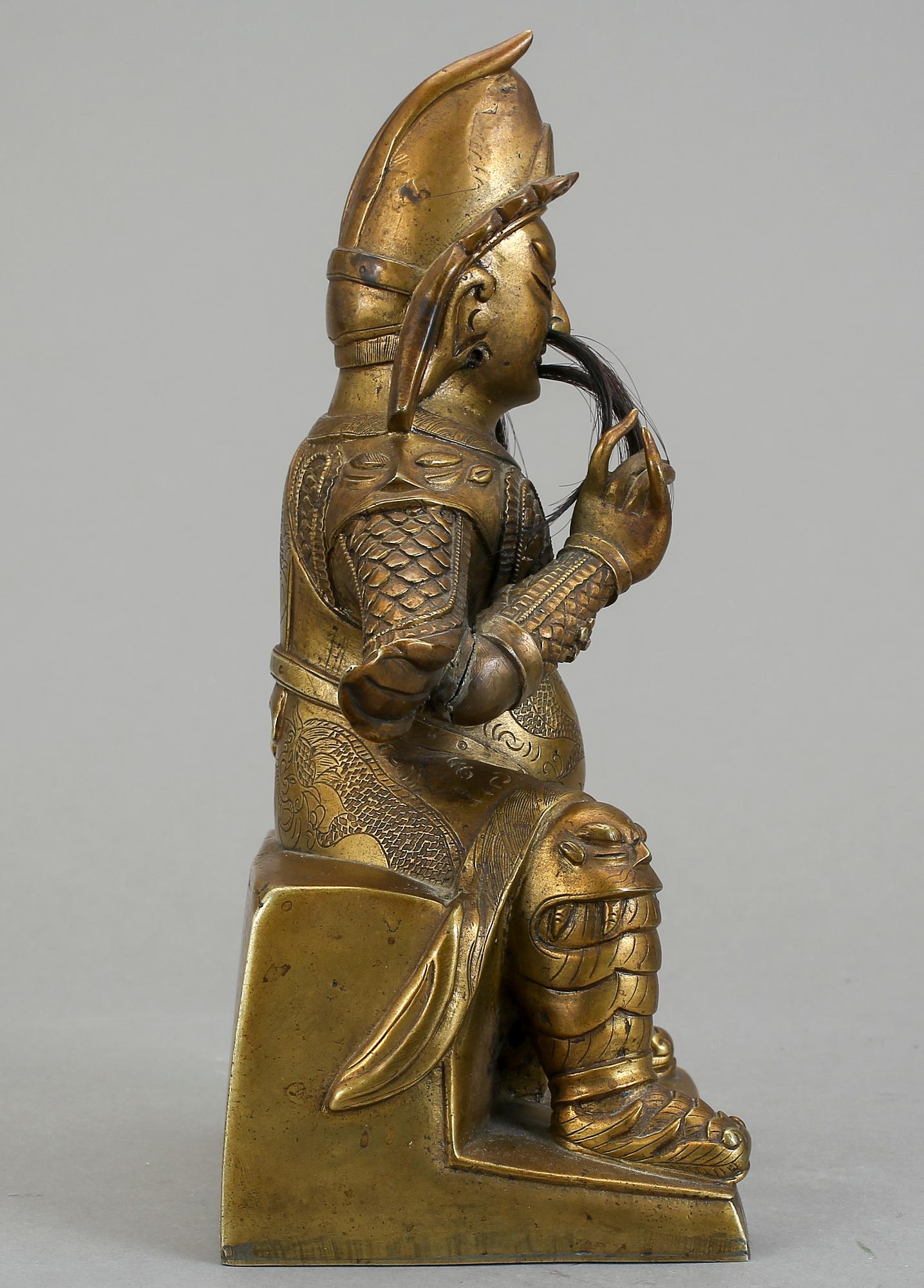 SKULPTUR, brons, Kina, tidigt 1900-tal.
