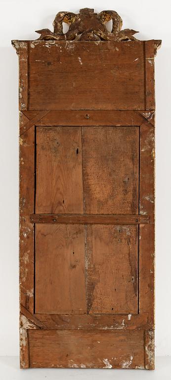 SPEGEL, gustaviansk, bär Stockholms hallstämpel 1796.