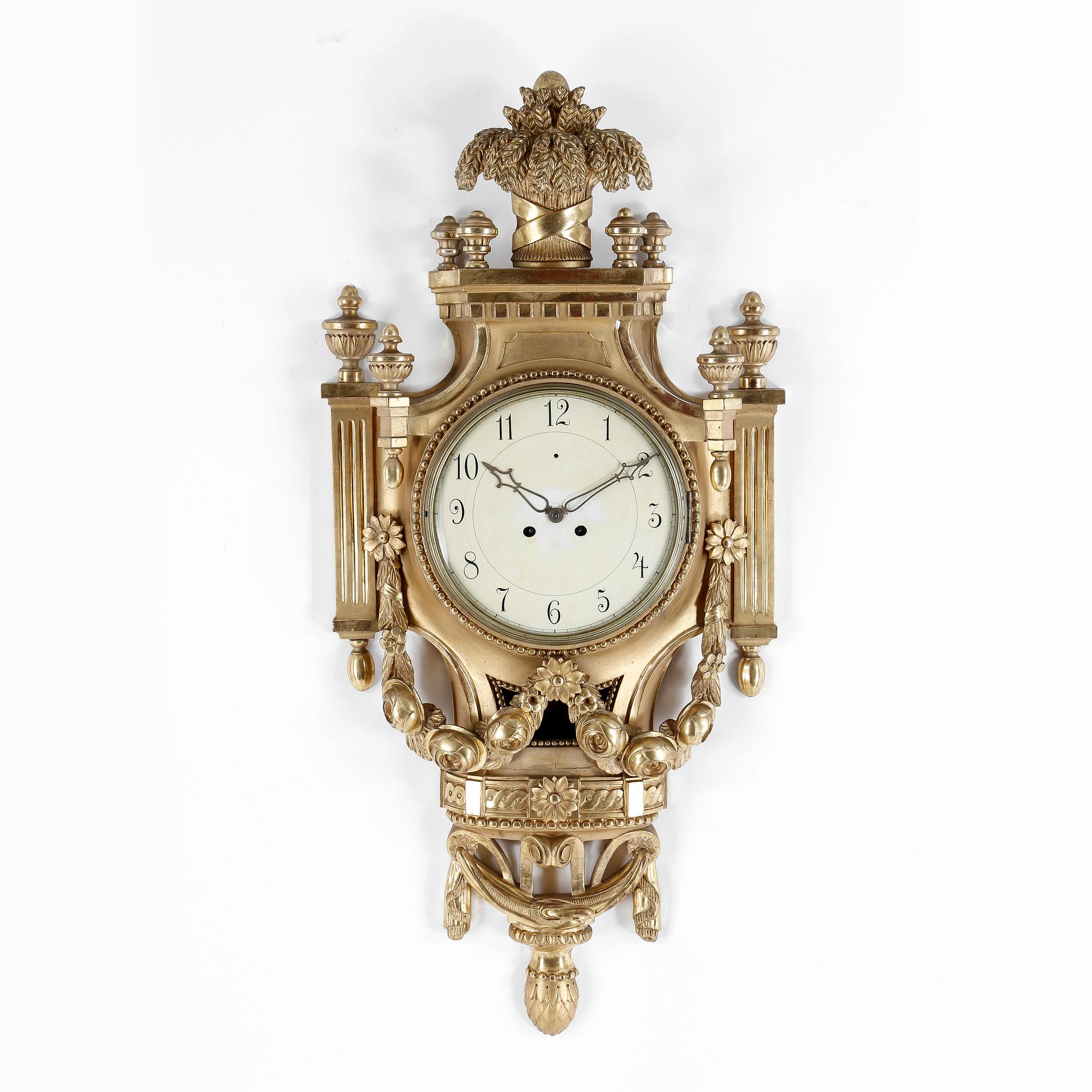 VÄGGPENDYL, gustaviansk stil, 1900-tal.