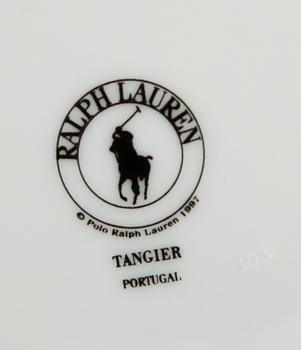 SERVISPORSLIN, 14 delar, "Tangier", Ralph Lauren, 1990-tal.