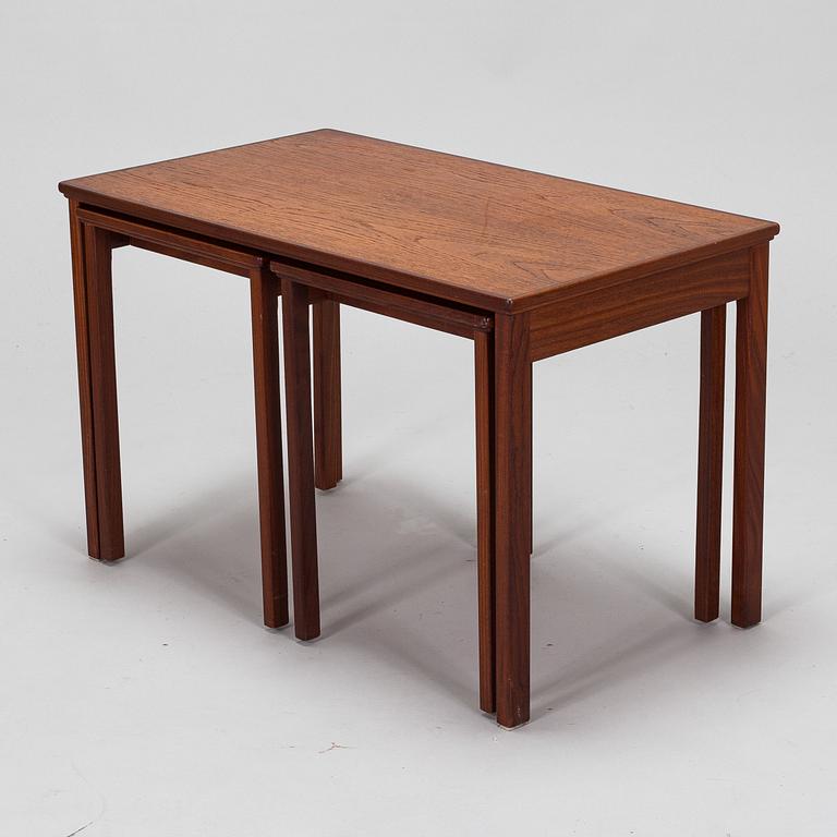 Three part serial table, 1960s.