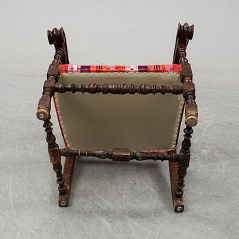 A baroque style chair, presumably Southern European, 19th century or older.