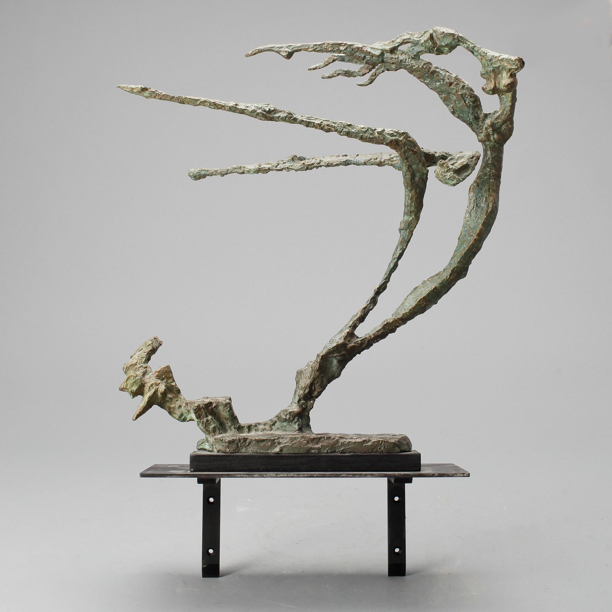 OKÄND KONSTNÄR, skulptur, brons, ej signerad, 1900-tal.