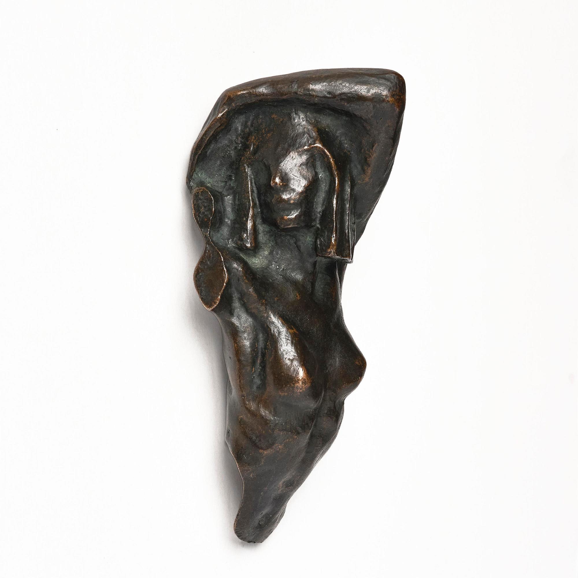Anna Petrus, a patinated bronze sculpture of a female torso, Stockholm, ca. 1915.