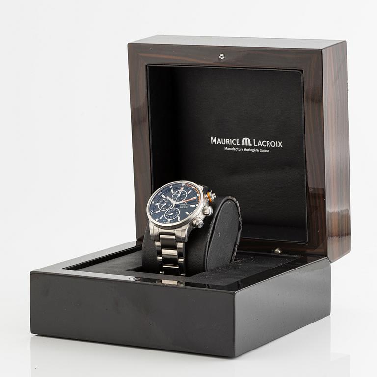 Maurice Lacroix, Pontos S, armbandsur, kronograf, 43 mm.