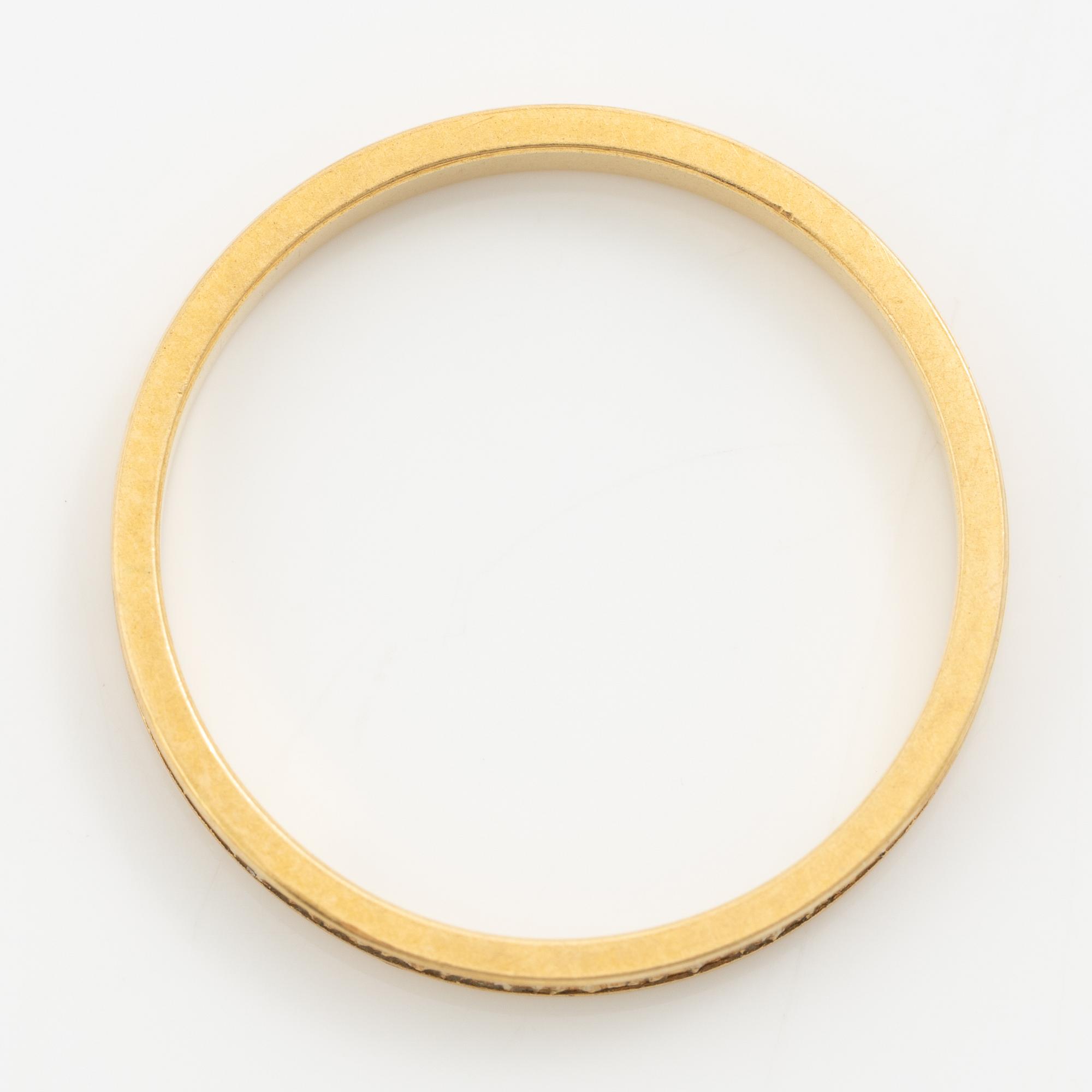 Lapponia, ring 18K guld, Finland 1978.