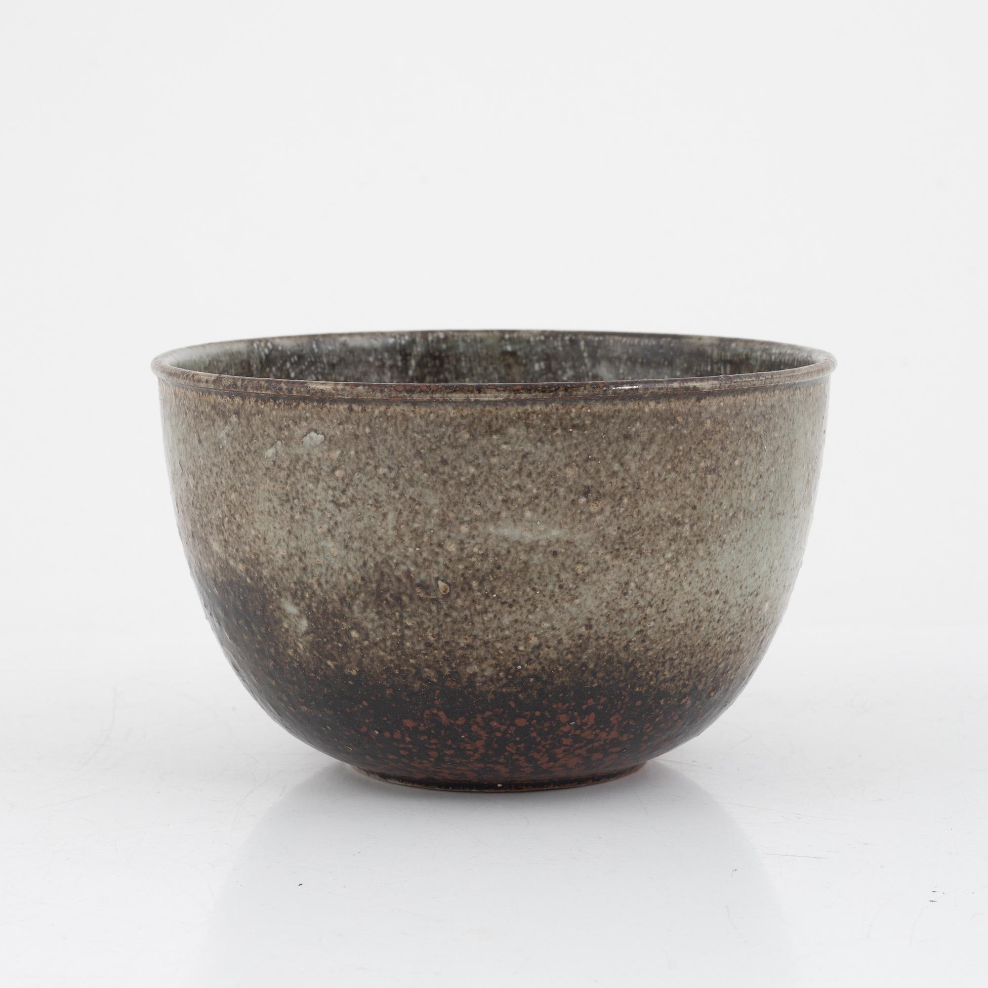 Stig Lindberg, a stoneware bowl, Gustavsberg Studio, Sweden 1964.