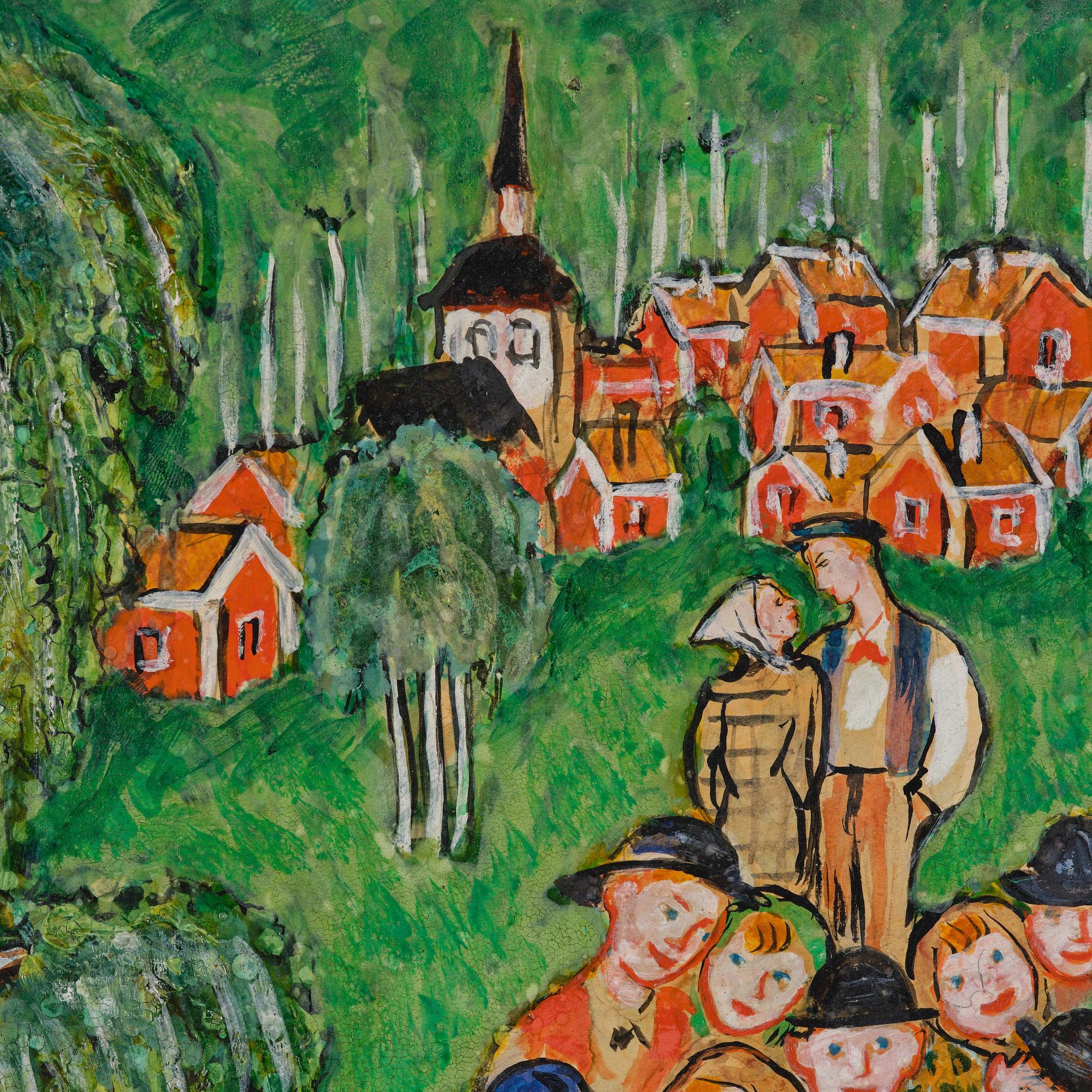 Nils von Dardel, ”Midsommar”.