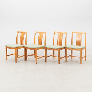 Chairs 4 pcs AB Linde Nilsson Lammhult 1960s.