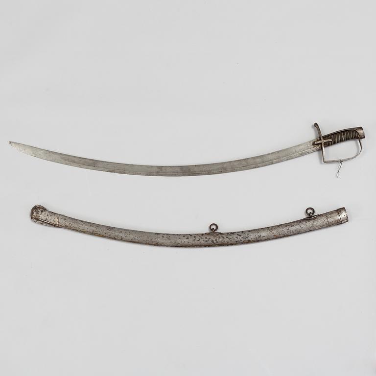 AN 18TH CENTURY SABRE.