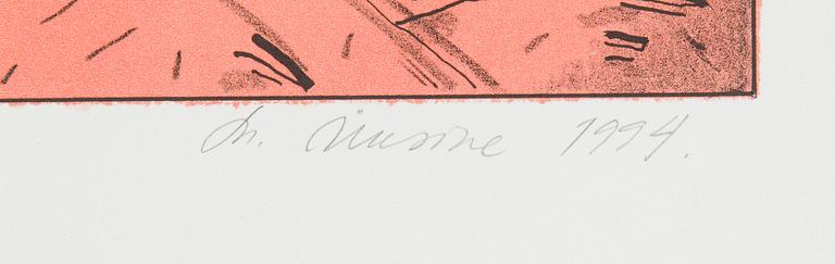 Marje Üksine, Two lithographs in a folder.
