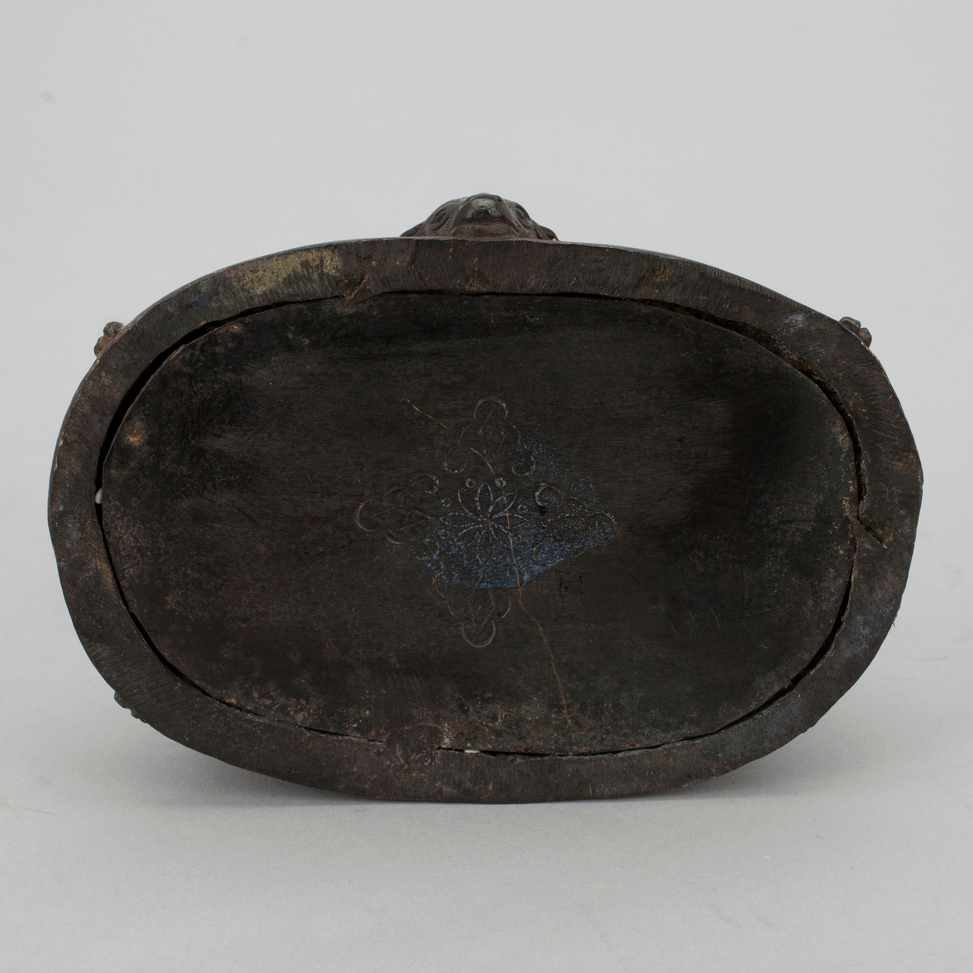 SKULPTUR, "Milarepa", Tibet, brons, 1900-talets slut.