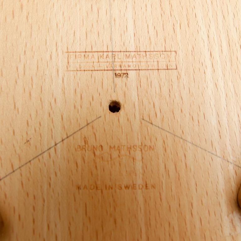 BORD, 2 st, "Annika", Bruno Mathsson, Firma Karl Mathsson, 1970-tal.