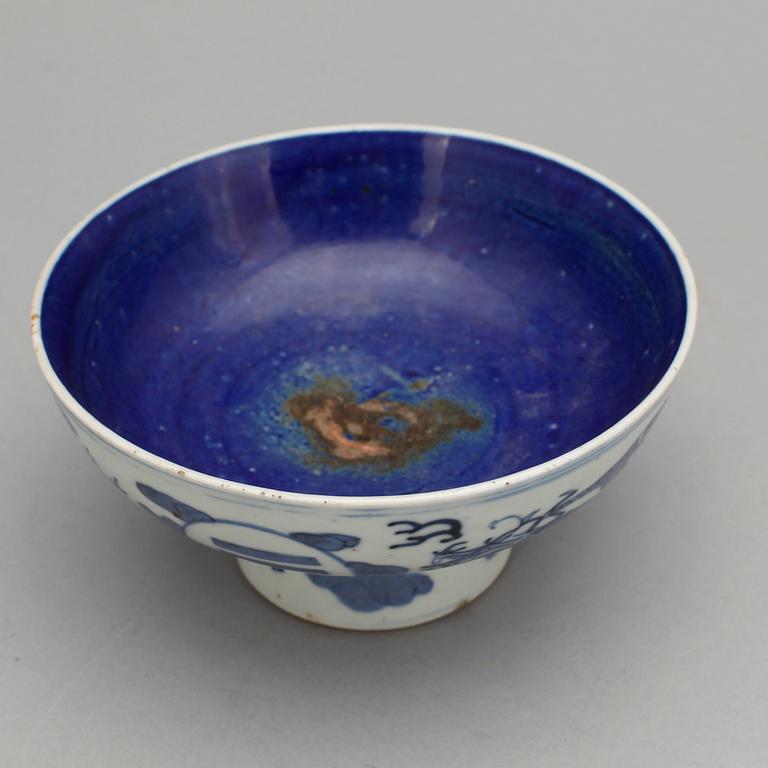 SKÅL, porslin, Kina sent 1800-tal.