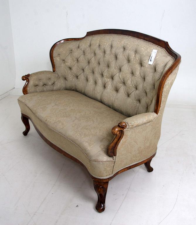 SOFFA, nyrokoko. 1800-talets andra hälft.