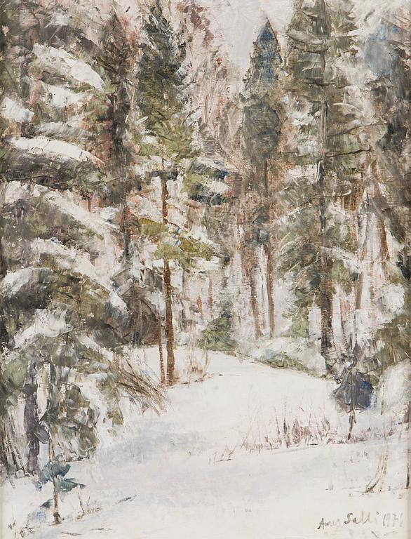 Aares Salli, Talvinen metsä.