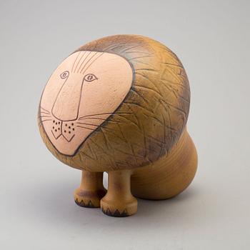 LISA LARSON, skulptur, "Lejon Maxi" stengods, K-Studion, Gustavsberg.