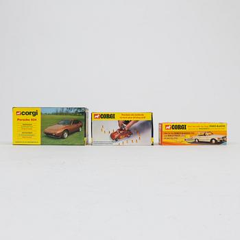 Fourteen Corgi Toys and Lesney vehicles, England, 1960/70s.