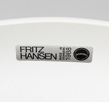 STOLAR, 6 st, "Sjuan", Arne Jacobsen, Fritz Hansen, 1980-tal.