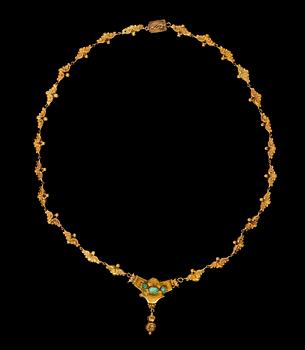 HALSBAND, 2 st, 1800/1900-tal.
