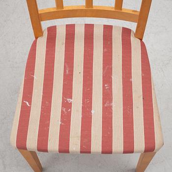 Nils-Göran Gustafsson, 6 stolar, "Öland", samt matbord, Carl Malmsten, Stolab, 2000-tal.