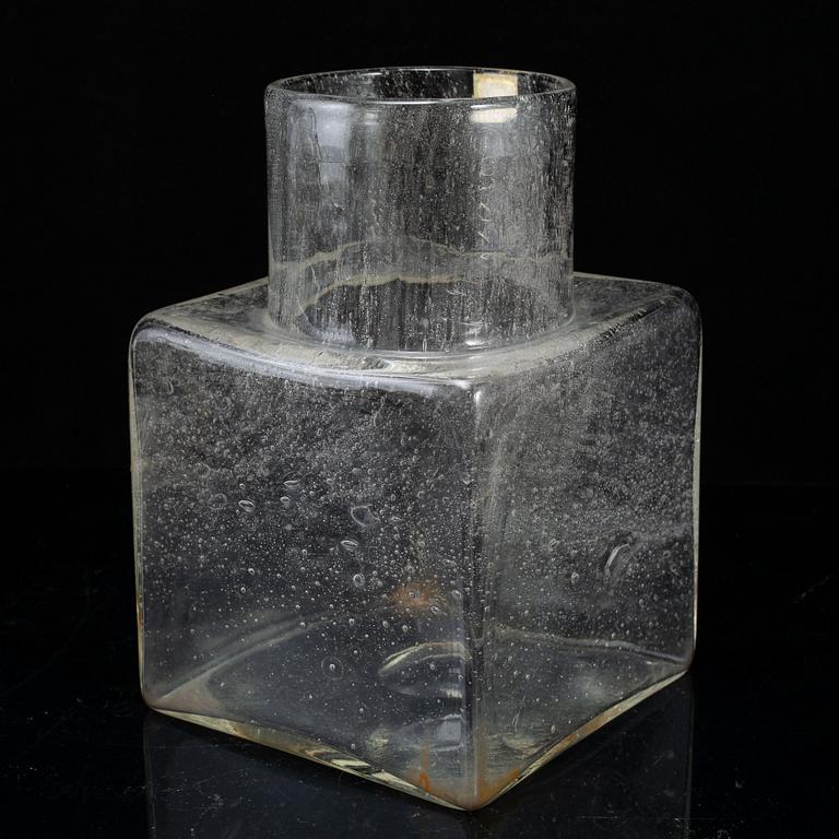 KAJ FRANCK, a "Sargasso" glass vase, Nuutajärvi Notsjö, Finland 1960's.