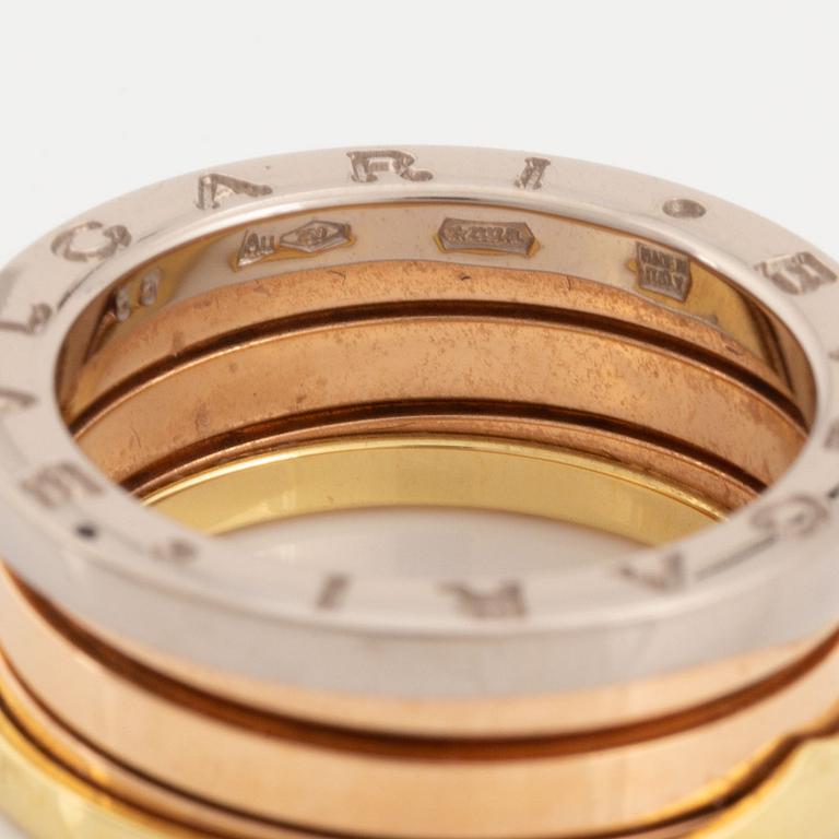 Bulgari, ring, B.zero1. 18K guld i tre färger.