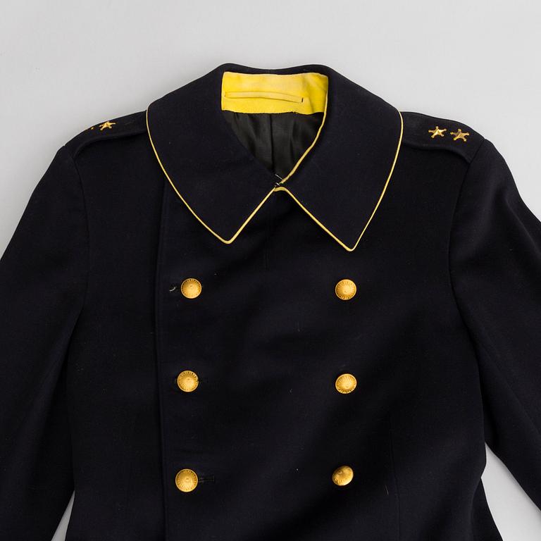 UNIFORM, svensk, m/1888 för officer vid fortifikationen.
