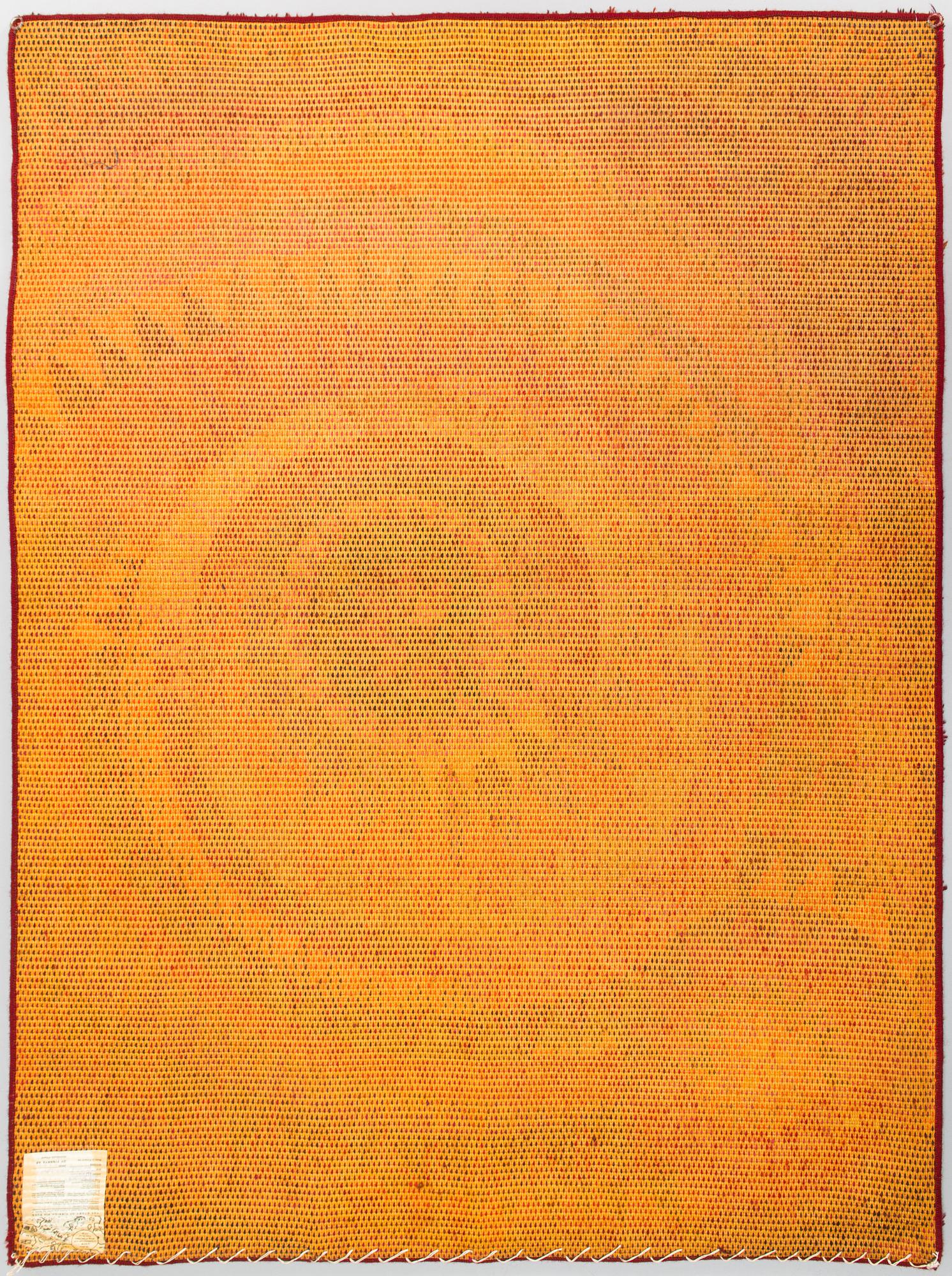 Marjatta Metsovaara, ryijymatto, Oy Finnrya Ab. Noin 185 x 135 cm.