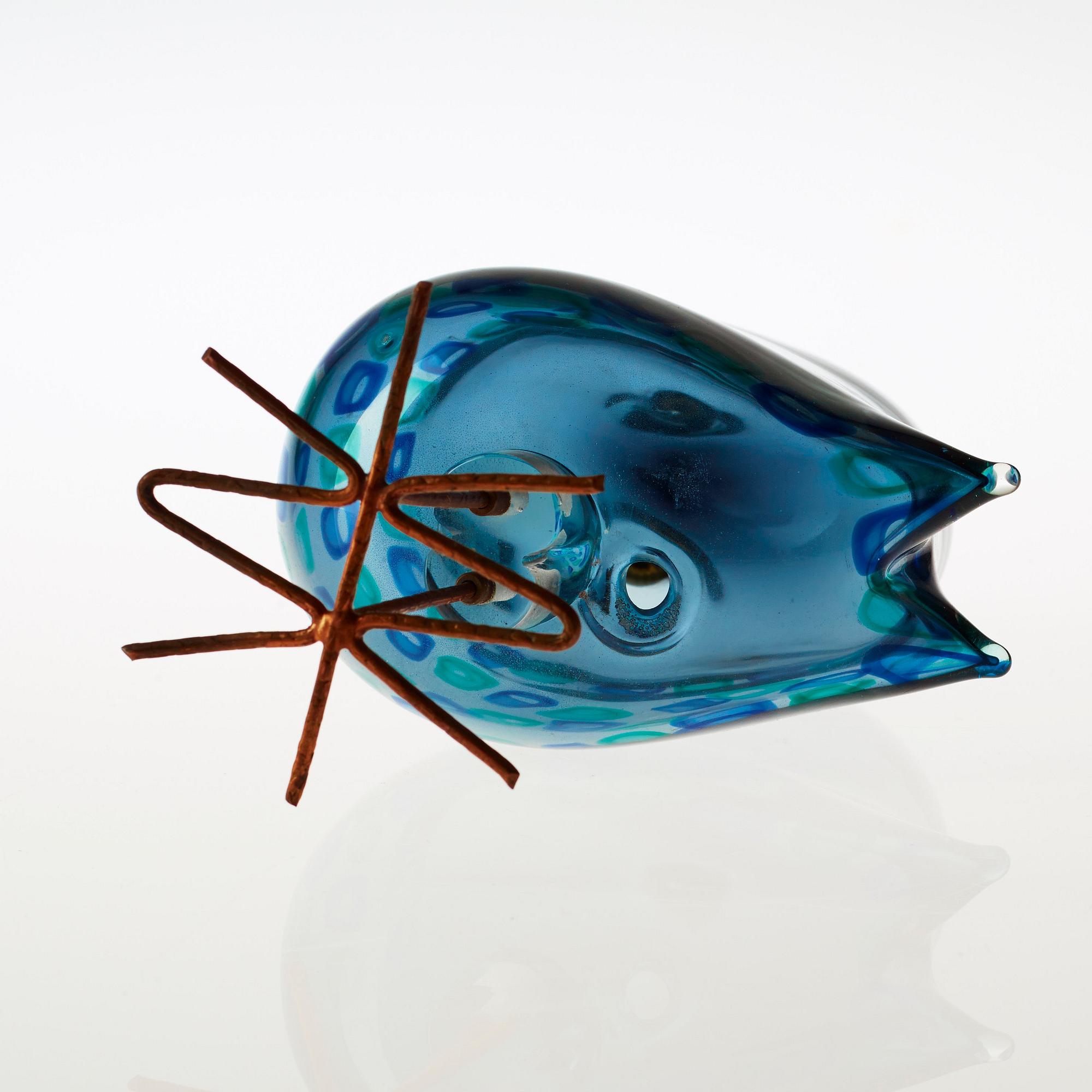An Alessandro Pianon 'Pulcino' glass bird, Vistosi, Italy, 1960's.