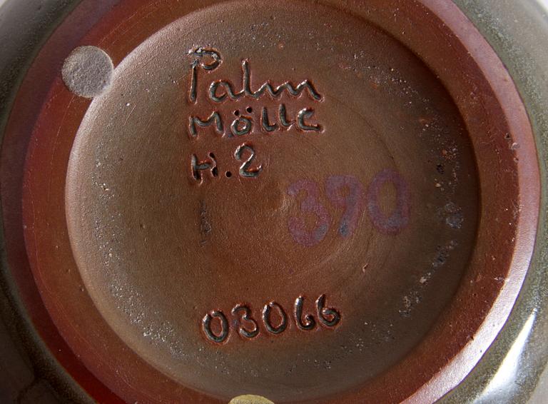 VAS, stengods, Rolf Palm, Mölle.