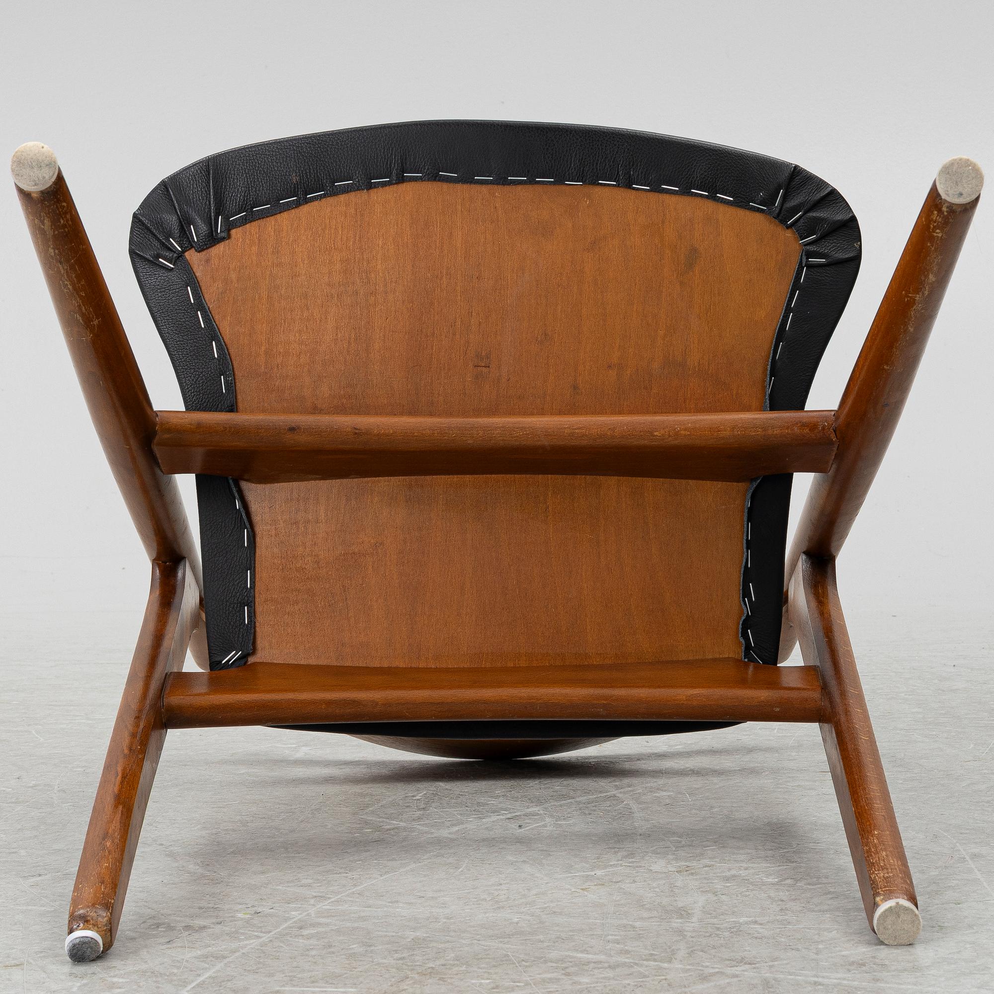 Hans J. Wegner, stolar, 6 st, "Savbukkestolen", Danmark, 1950/60-tal.