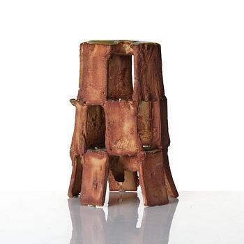 Anders Bruno Liljefors, A sand cast stoneware sculpture, Gustavsberg studio, Sweden probably 1950s.