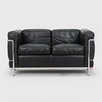 Pierre Jeanneret, Charlotte Perriand & Le Corbusier, soffa, "LC 2", Cassina, Italien.