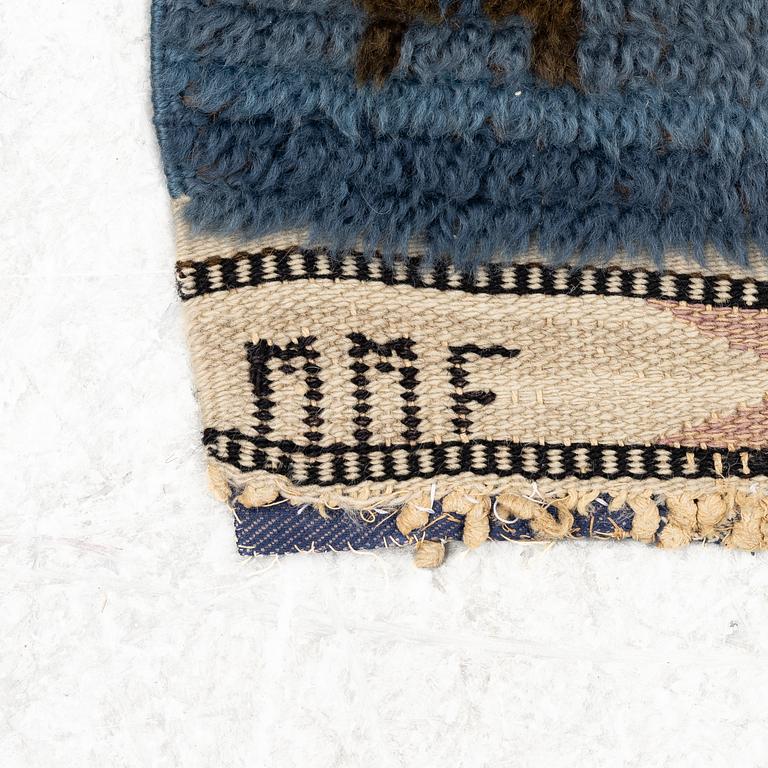 Märta Måås-Fjetterström, matta, rya, signerad MMF, ca 193 x 112 cm.