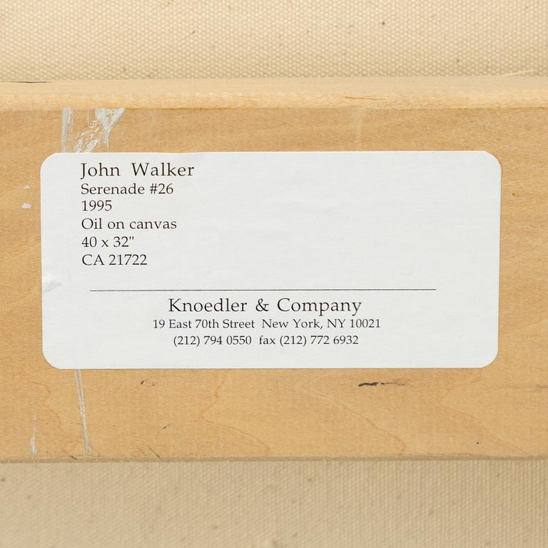 John Walker, "Serenade No 26".