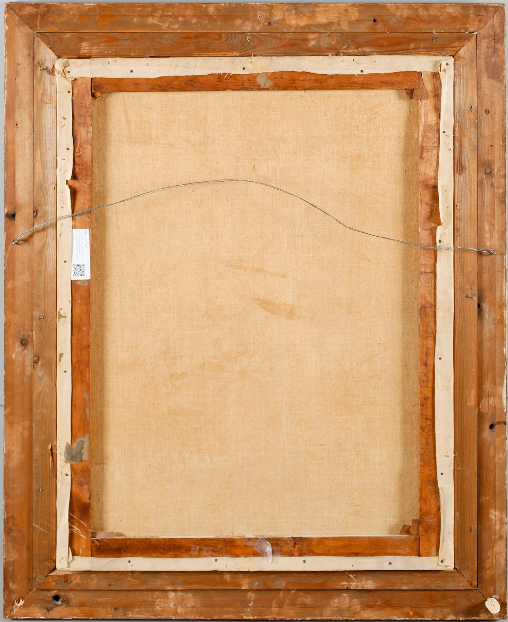 OKÄND KONSTNÄR, olja på duk, otydligt signerad, England, sekelskiftet 1900.