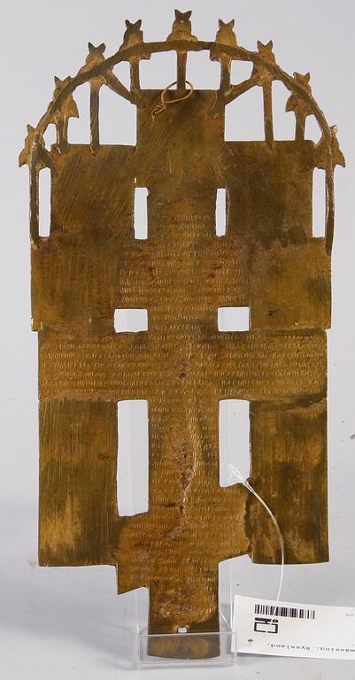 IKON, mässing, Ryssland, 1800/1900-tal.