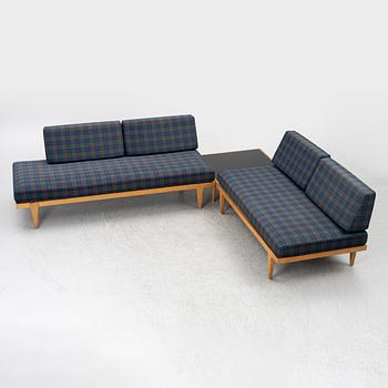 Erik Wörtz, corner sofa/daybed and table, IKEA, 1960s.