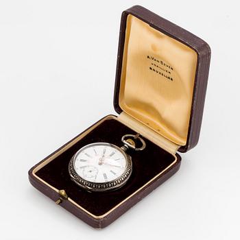 JH LEEMANS, Bruxelles, pocket watch, 49,5 mm,