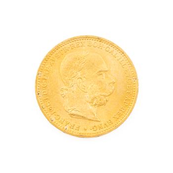 Gold coin, Austria-Hungary, 20 Corona, 1895.