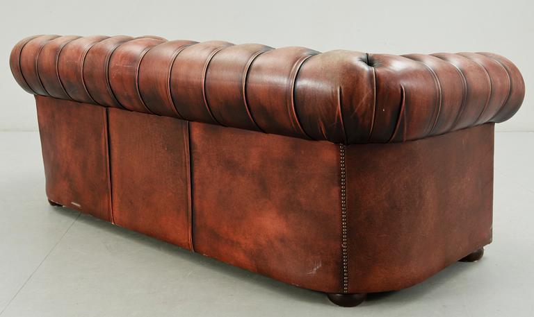 SOFFA, Chesterfield-modell, 1900-tal.