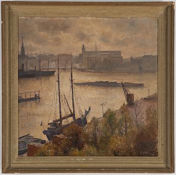 Åke Nothberg, oil on panel, signed and dated 1941.